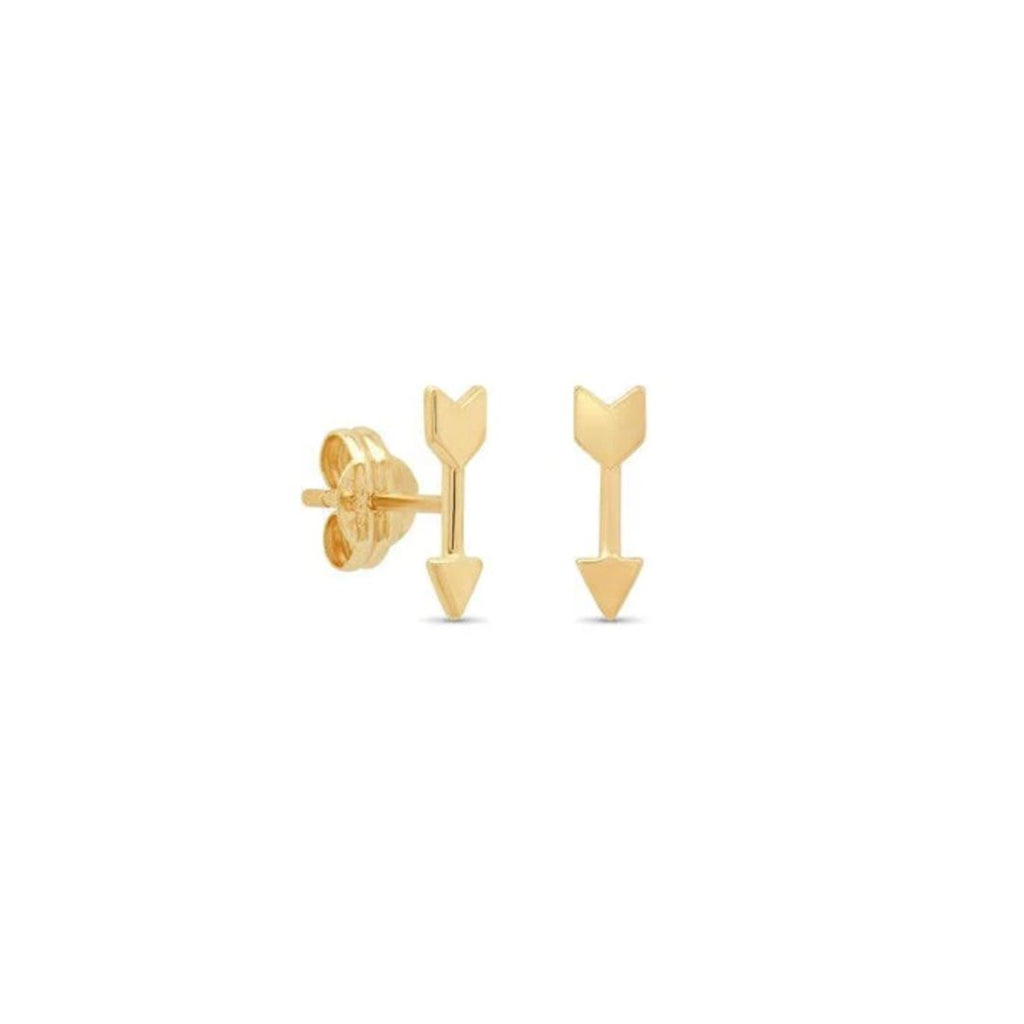 arrow studs, tiny arrow studs, tiny arrow earrings, tiny studs, tiny earrings, 14K gold filled earrings, 14K gold filled studs, gold studs, 