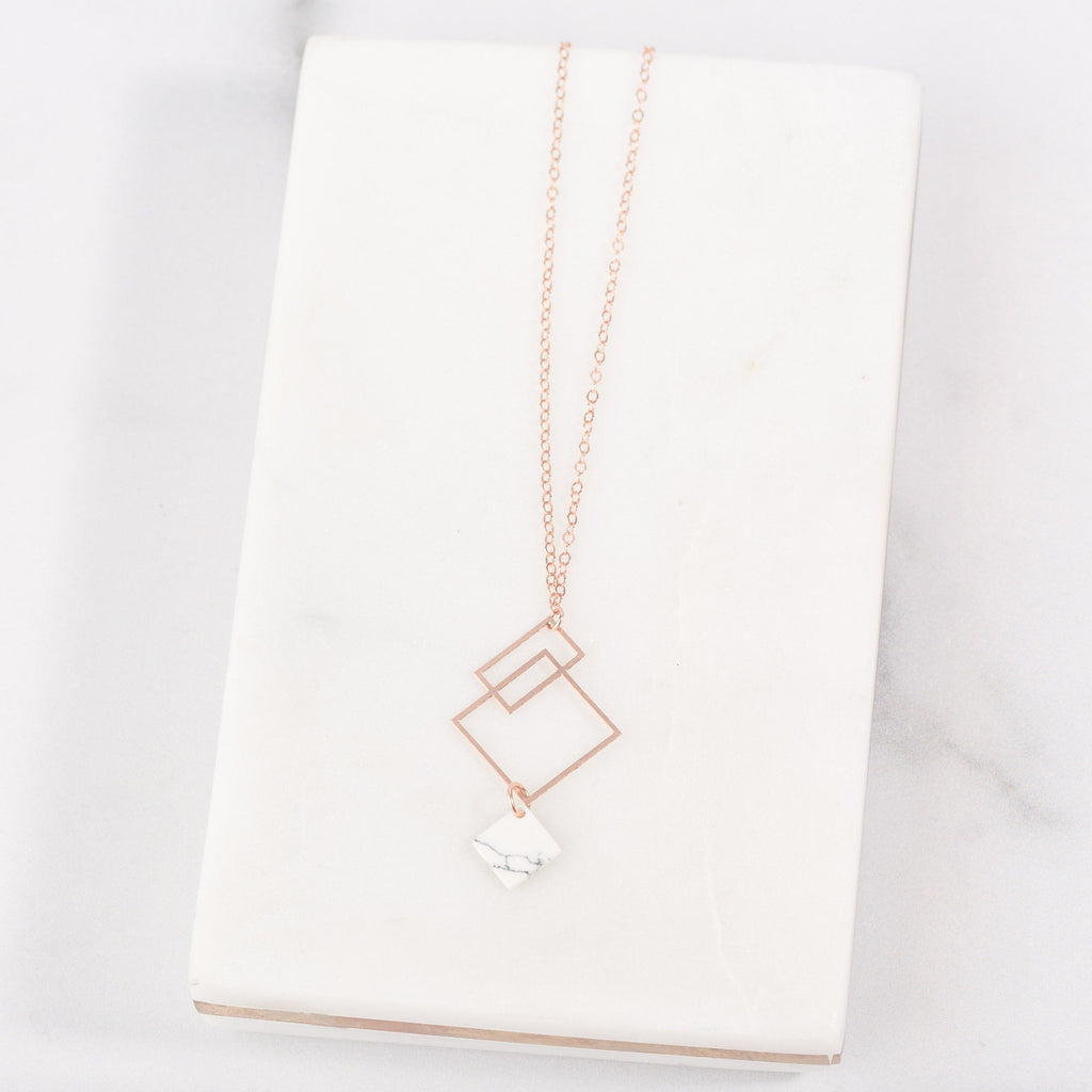 rose gold, rose gold necklace, rose gold jewelry, dainty necklace, dainty jewelry, dainty rose gold