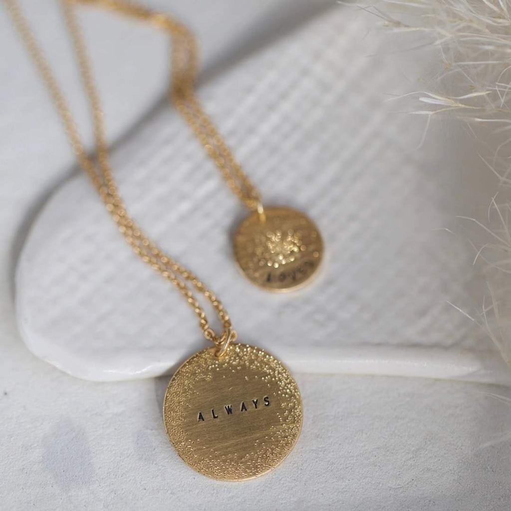 diamond dusted charm, diamond dusted coin pendant, diamond coin, silver diamond coin necklace, coin necklace, mini coin necklace round charm necklace