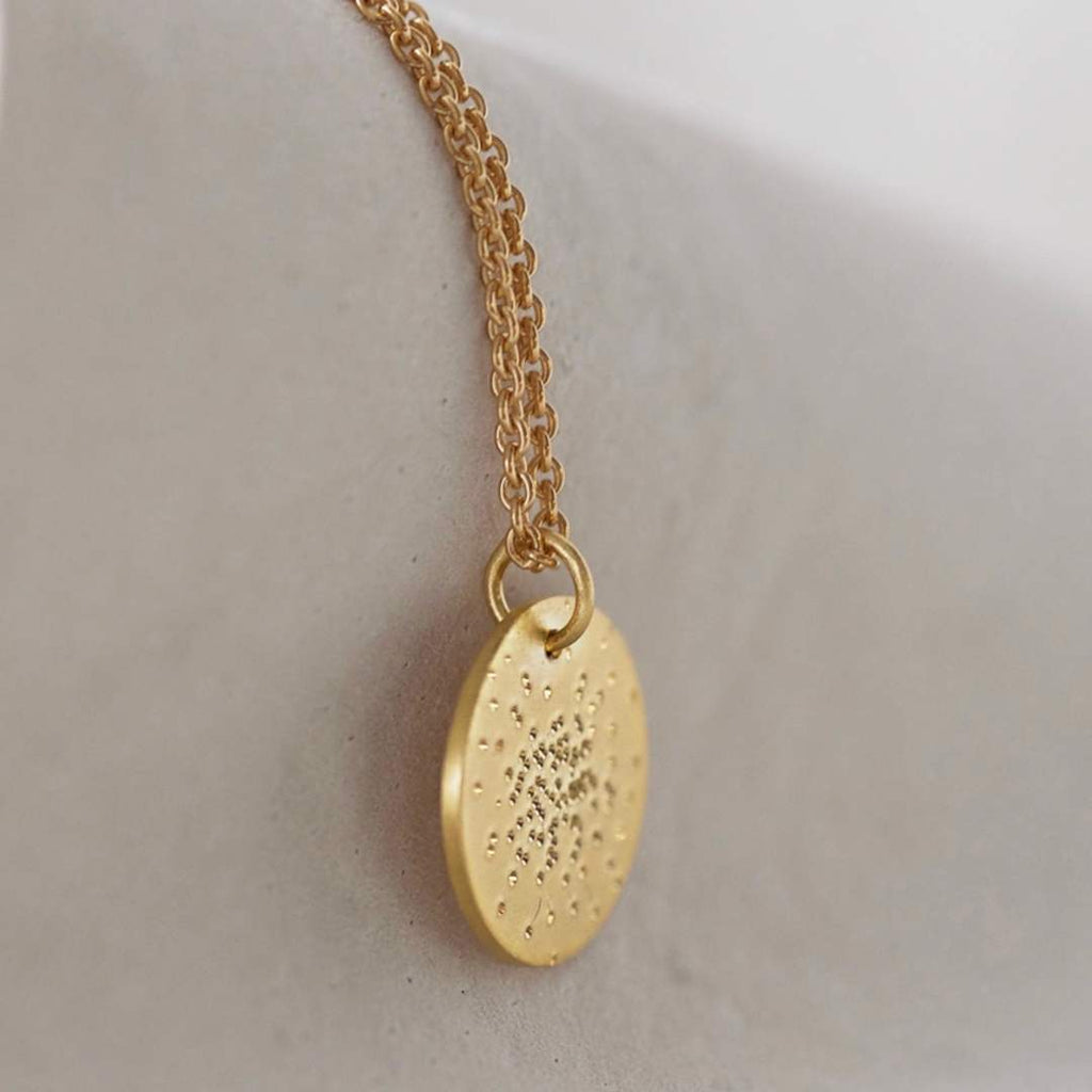 diamond dusted charm, diamond dusted coin pendant, diamond coin, silver diamond coin necklace, coin necklace, mini coin necklace round charm necklace