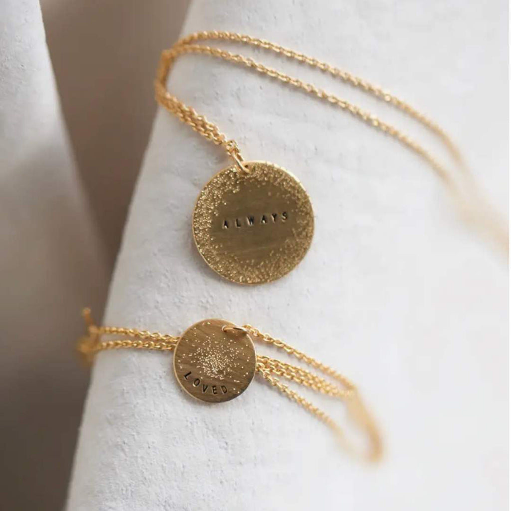 diamond dusted charm, diamond dusted coin pendant, diamond coin, silver diamond coin necklace, coin necklace, mini coin necklace round charm necklace