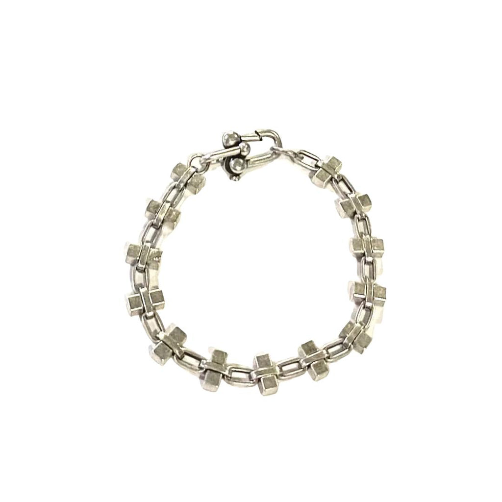 chunky bracelet, grunge bracelet, thick bracelet, bar bracelet