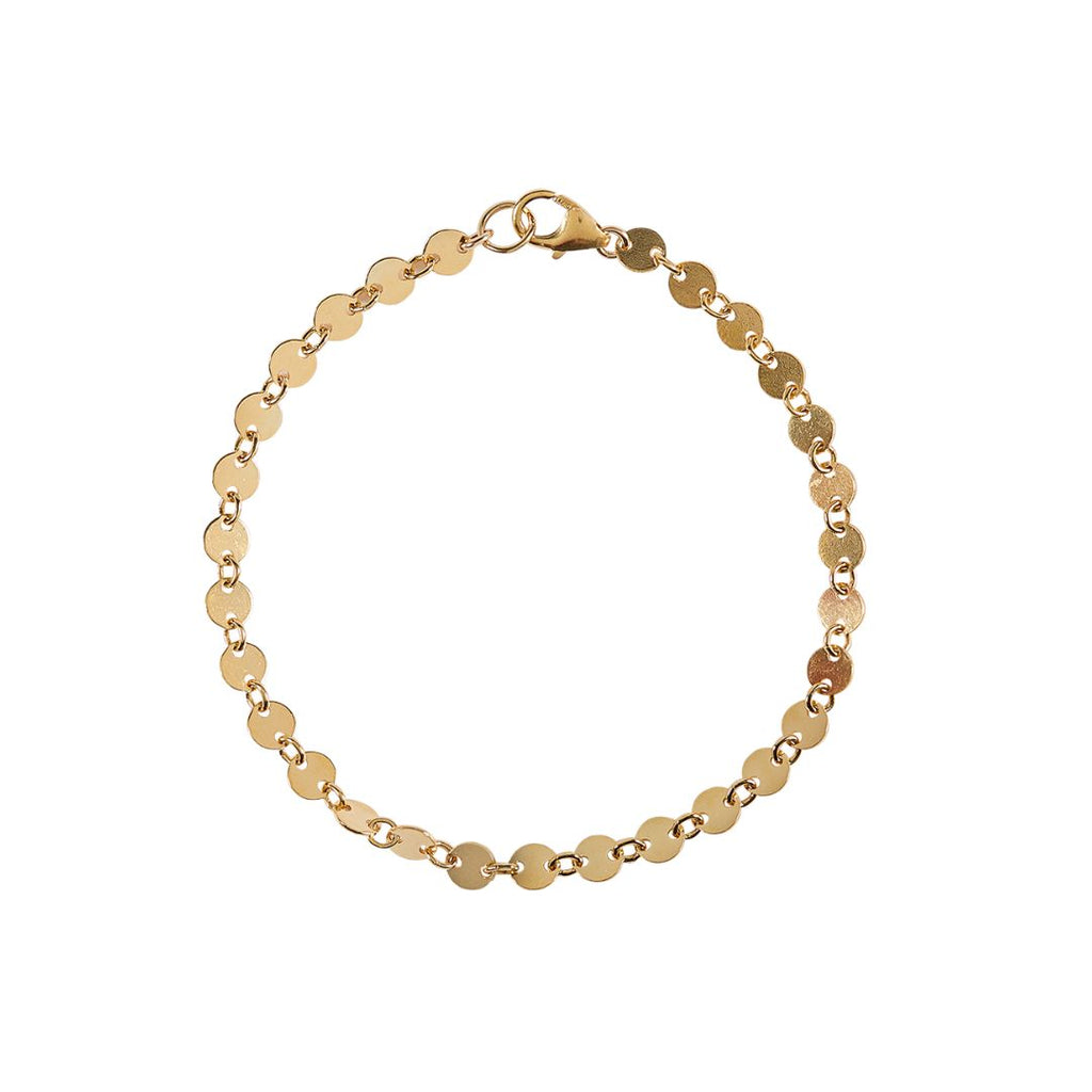 disc chain bracelet, disc bracelet, chain bracelet, dainty bracelet, gold bracelet, gold filled bracelet, round disc bracelet