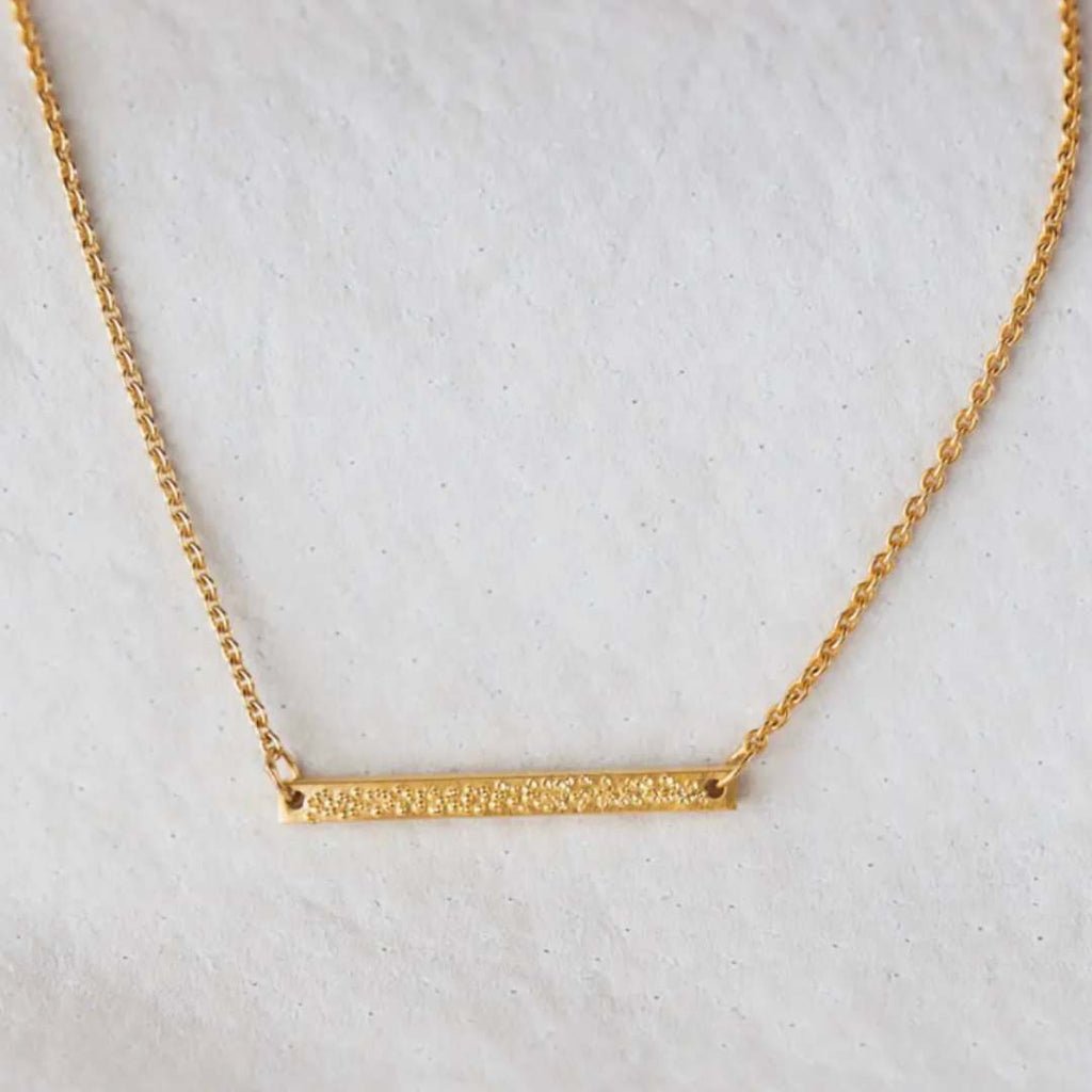 bar necklace