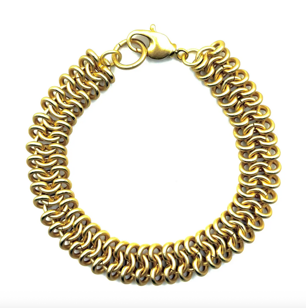 chunky bracelet, chunky gold bracelet, thick chain bracelet
