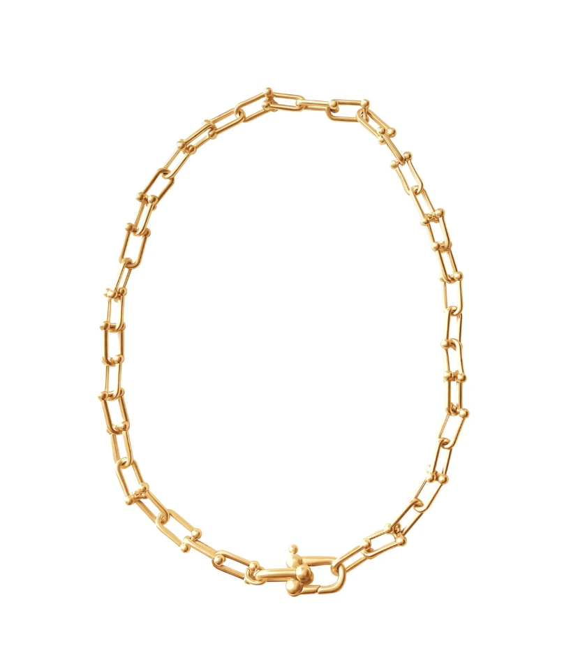 hardware links necklace, hardware links chain