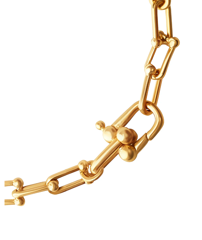 hardware links necklace, hardware links chain