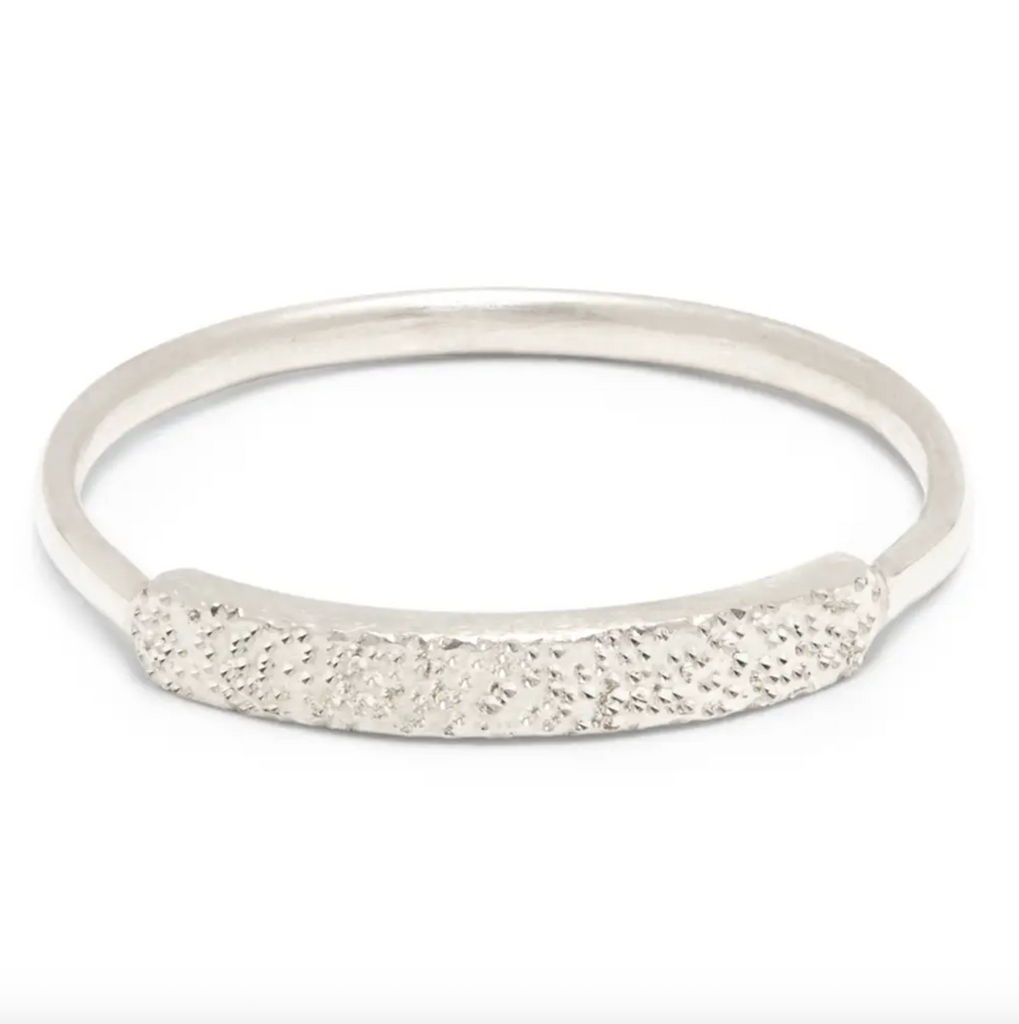 Narrow Ring - Diamond Dusted