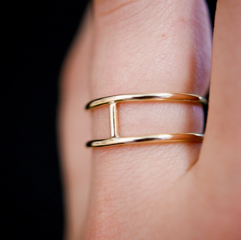 hammered ring, hammered band ring, gold filled ring, hammered gold ring, gold ring hammered