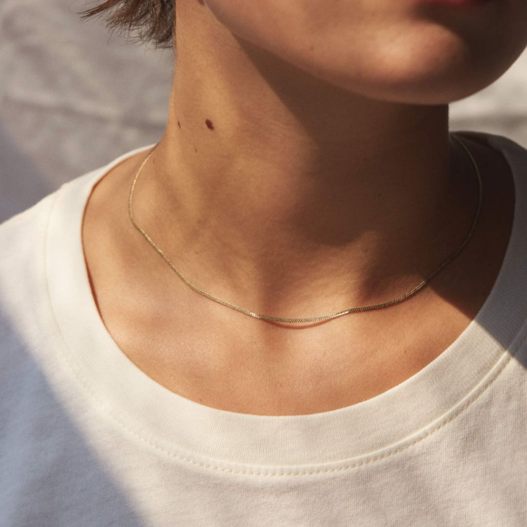herringbone chain, herringbone necklace