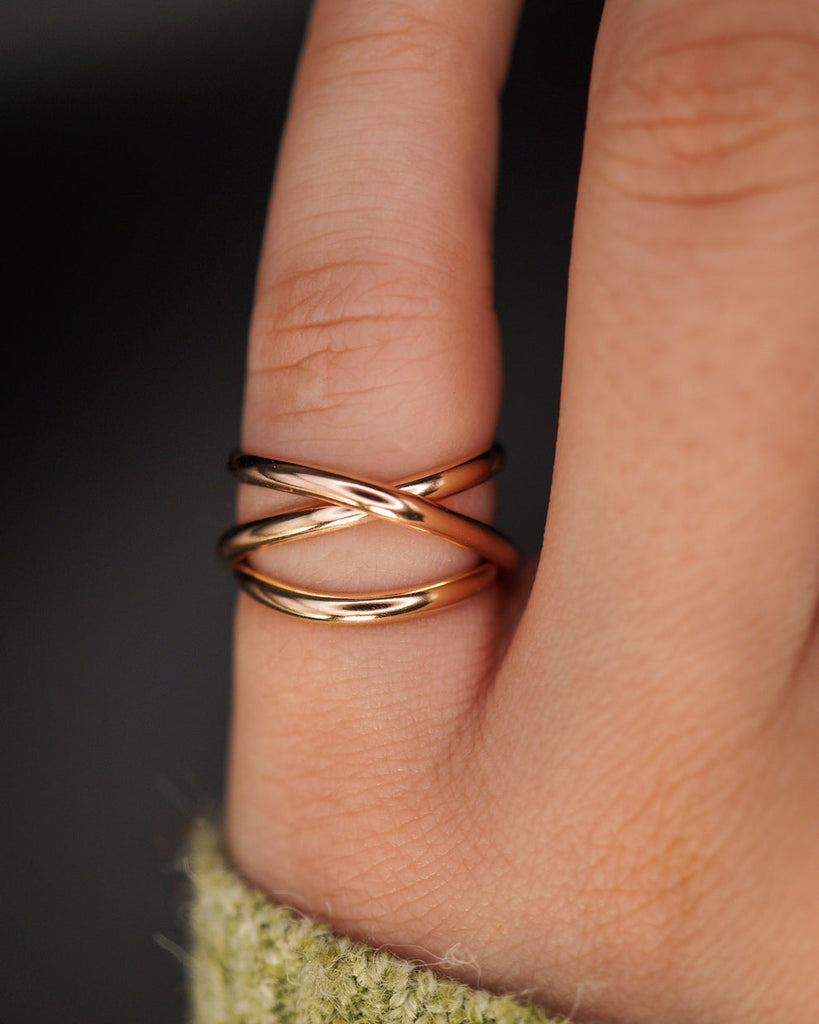 spiral ring, infinity ring, twisted ring, wrapping ring, wrapped ring, 