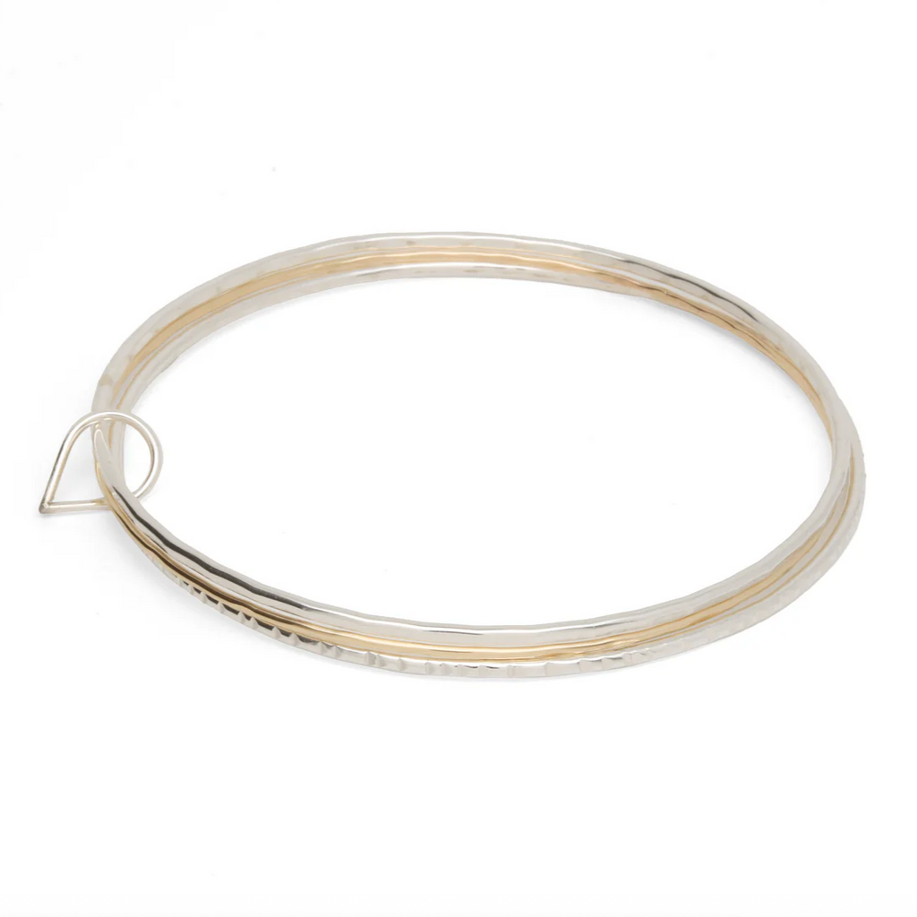 bangle bracelet, bangle bracelets, bangle, bangles, mixed metals bangles, triple bangle, triple bangles, triple bracelets, mixed metals bracelets