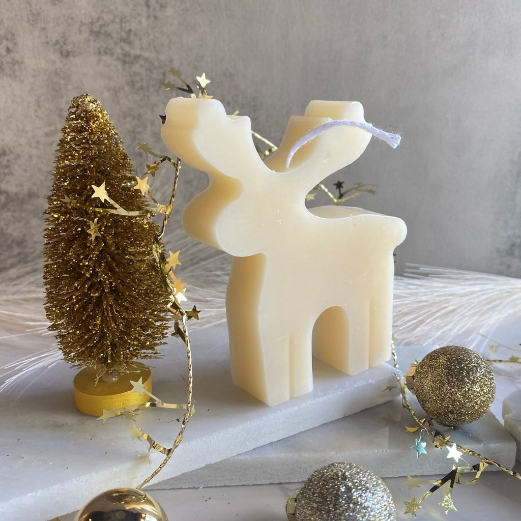 christmas candles, rudolph, rudolph the reindeer, rudolph candle, stoking stuffers, christmas gift ideas, reindeer candle