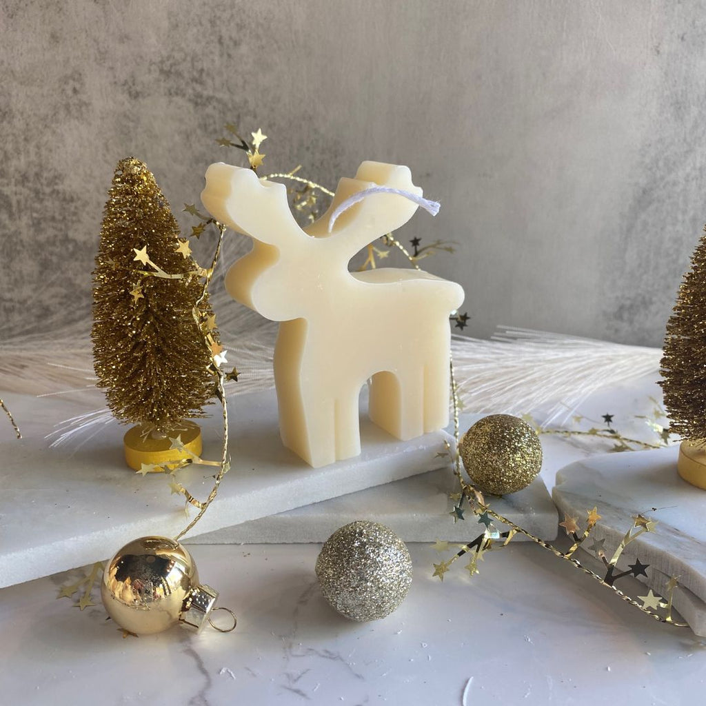 christmas candles, rudolph, rudolph the reindeer, rudolph candle, stoking stuffers, christmas gift ideas, reindeer candle