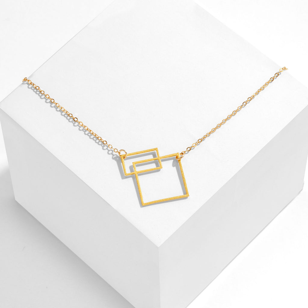 square necklace