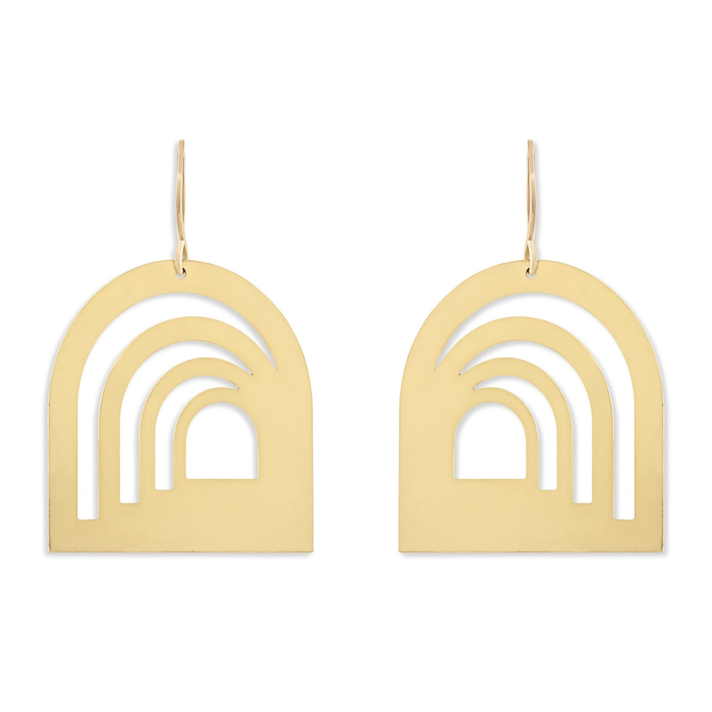 Petra - Arc-Shaped Earrings