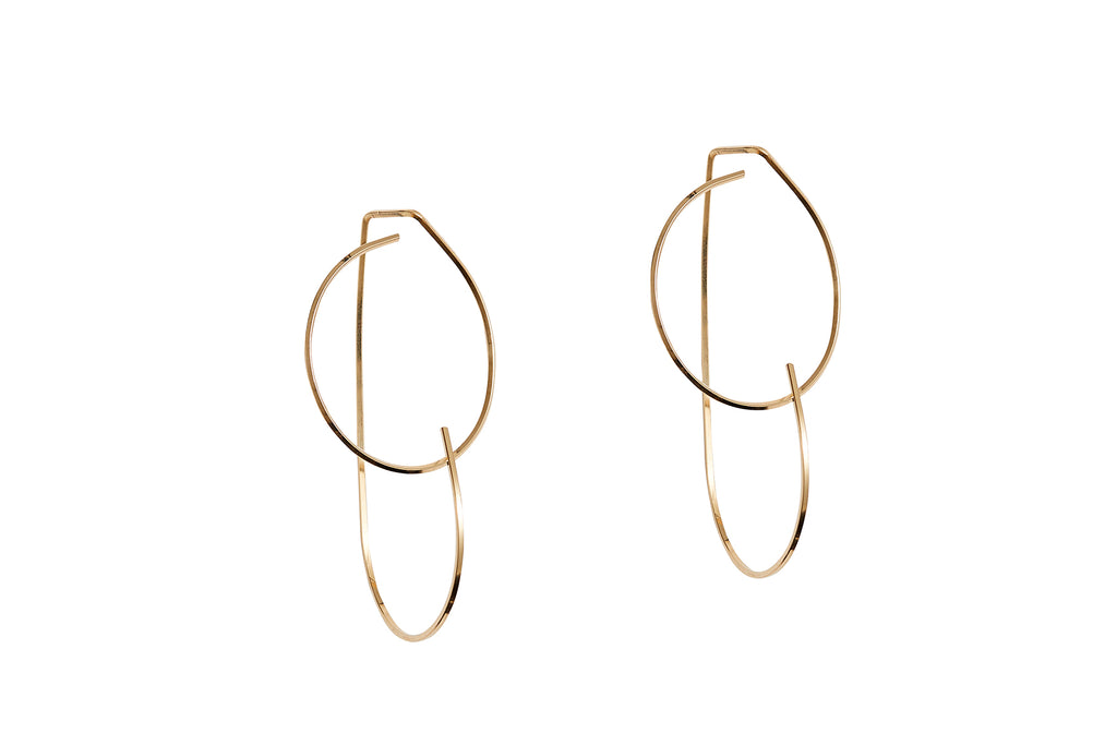 Flora - 3D Minimalist Wire Earrings