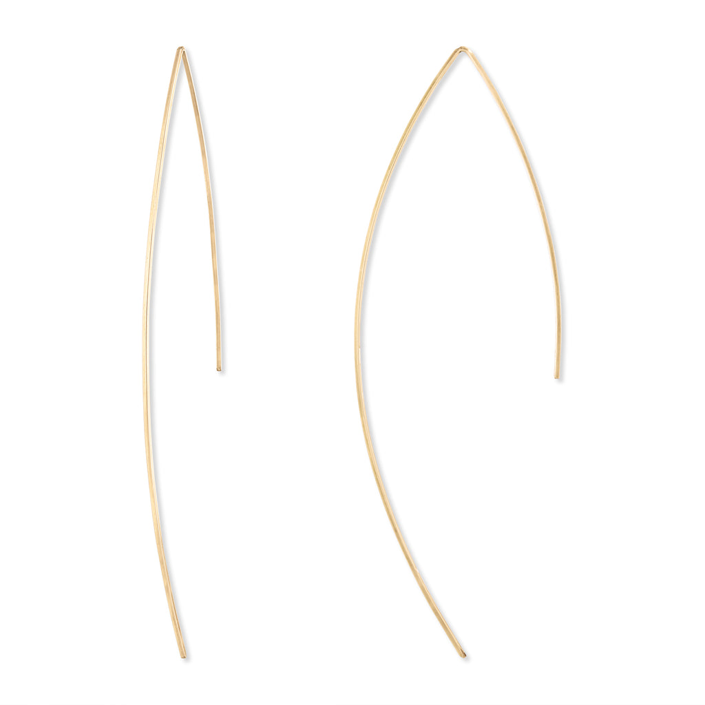 geometric earrings, laser cut earrings, modern earrings, modern jewelry design, threaders, threader earrings, minimalist earrings