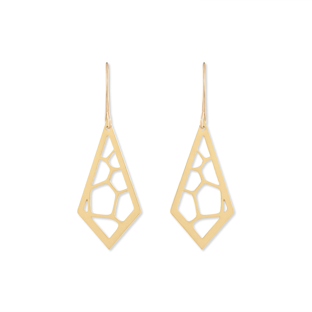 Kyte Earrings with Cutout Pattern FINAL SALE NO EXCHANGES, NO RETURNS