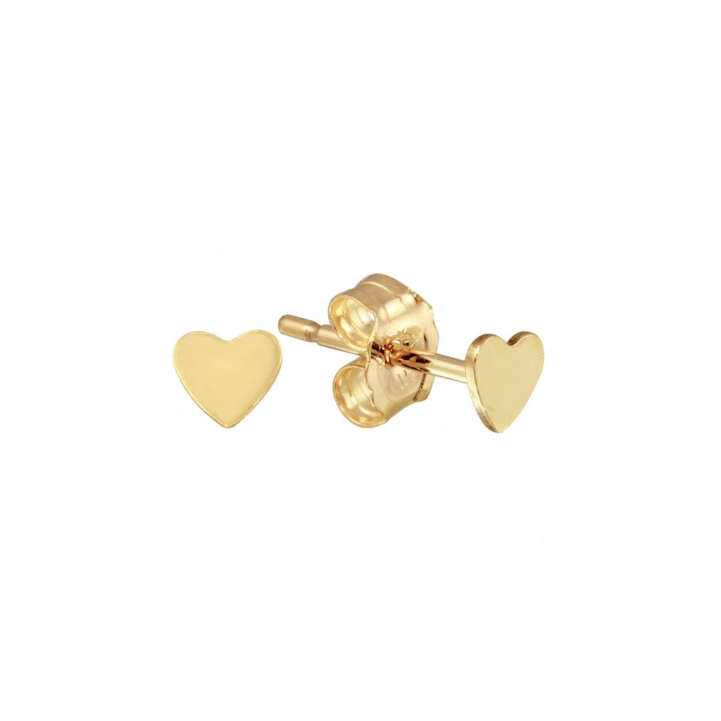 heart studs, heart stud earrings, heart earrings, gold heart earrings, tiny earrings, tiny studs, stacking studs, gold filled studs, 14K gold filled studs, gold studs