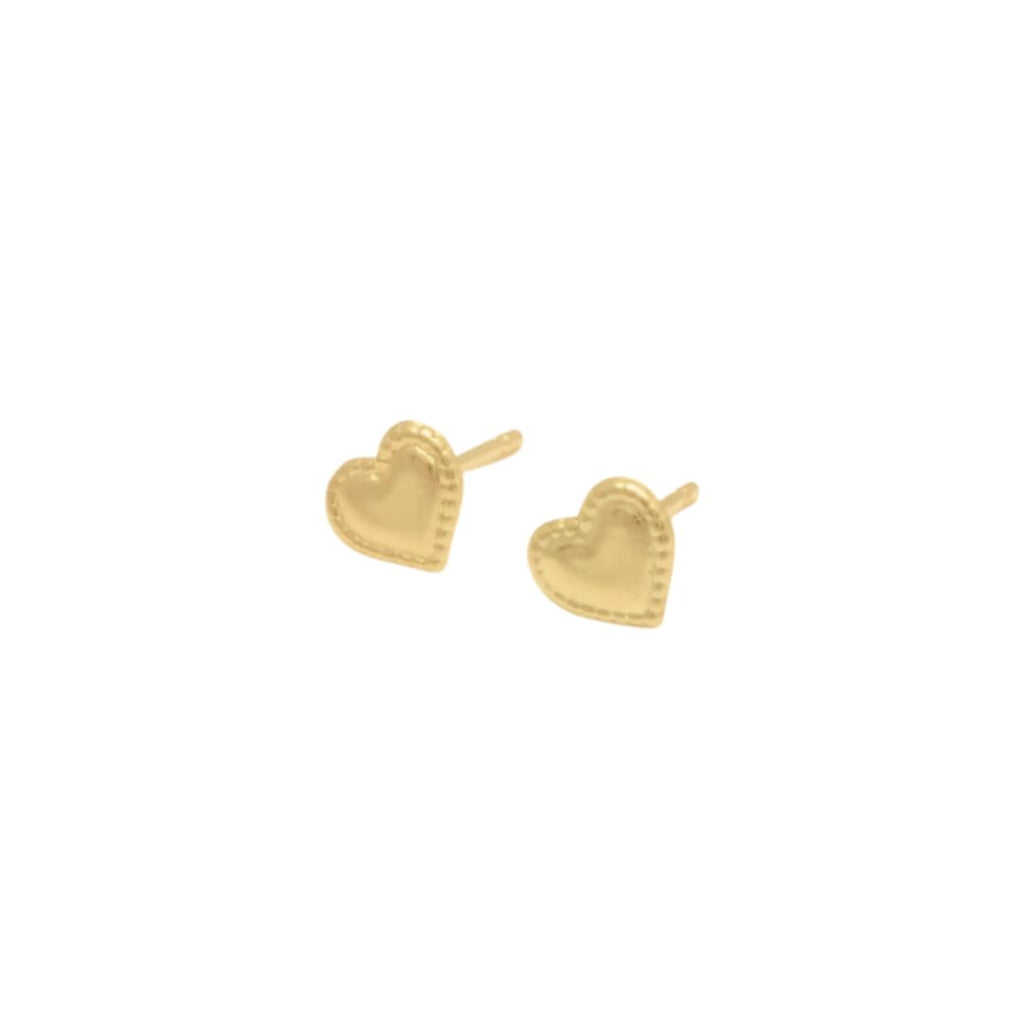 heart studs, heart stud earrings, heart earrings, heart post earrings, tiny heart earrings, tiny heart studs, gold filled studs, gold filled earrings, 14K gold post earrings