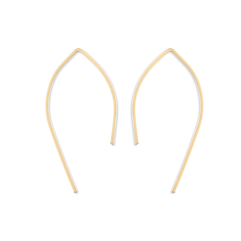 Asymmetrical Minaret Threader Earrings