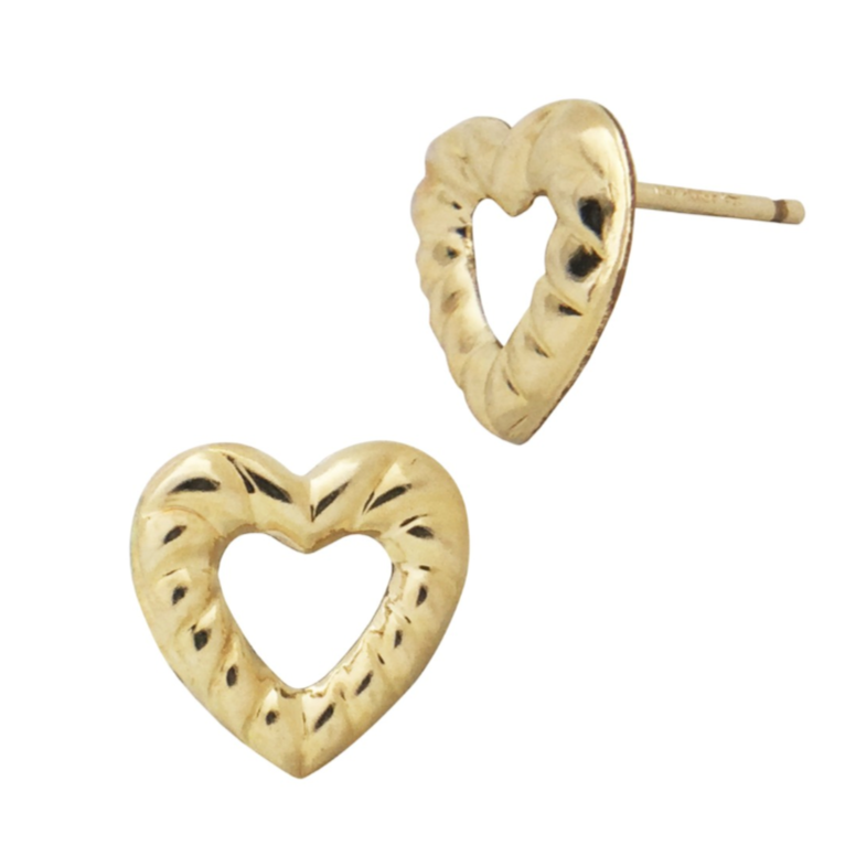 heart studs, heart stud earrings, heart earrings, small heart earrings, heart earrings, gold filled earrings, gold filled studs, hypoallergenic earrings